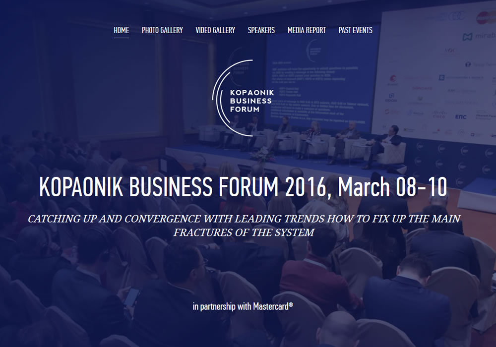 KOPAONIK BUSINESS FORUM 2016