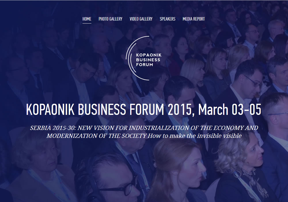 KOPAONIK BUSINESS FORUM 2015
